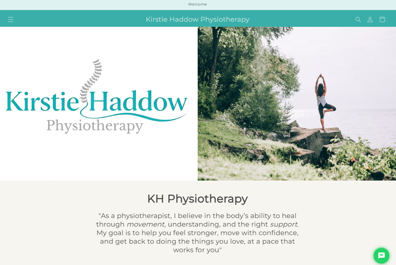 Kirstie Haddow Physiotherapy website